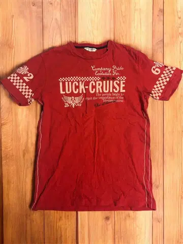 FIRST PARKING 레드 T셔츠 L 사이즈 아메카지