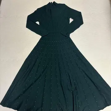 마이카와 아이쿠 착용 라그나문 니트 원피스 긴팔 플레어