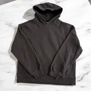 WYM 다크 그레이 후드 부착 후드티 M 사이즈