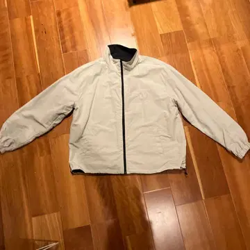나일론 자켓 화이트 블랙