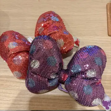 미니 리본 머리끈