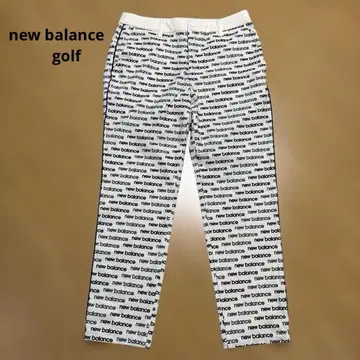 뉴발란스 골프 팬츠 올 패턴 화이트 계열 사이즈 1