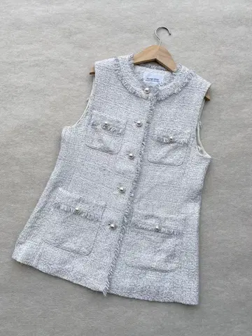 아르페쥬 스토리 펄 트위드 베스트