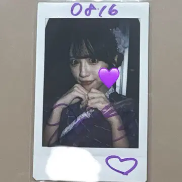 iLiFE! 순령 미키 유카타 의상 사인 포함 폴라로이드