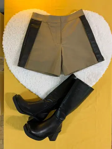 숏팬츠 새상품 롱 부츠 23.5cm (GRL) 세트