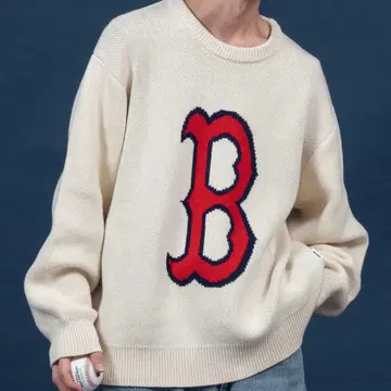 Perushu x MLB 헤비 웨이트 자카드 니트