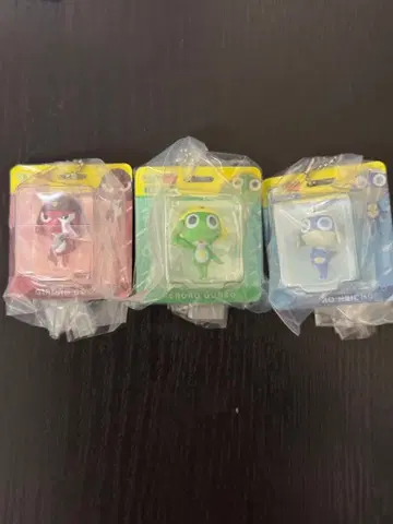 개구리 중사 케로로 블리스터 참 컬렉션 3종 세트