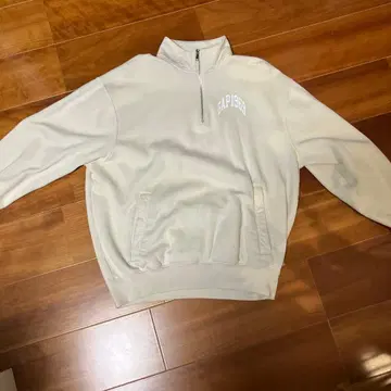 GAP 1969 하프 지퍼 맨투맨 L 베이지