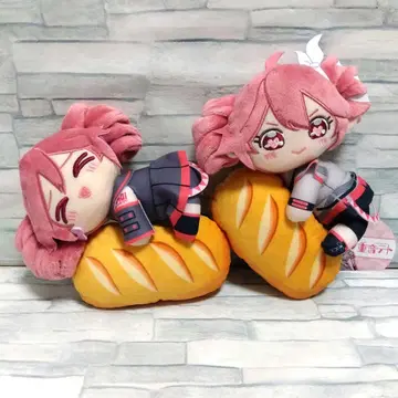 카사네 테토 프랑스빵 봉제 인형 2종 세트