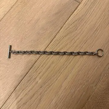 스테인리스 스틸 체인 팔찌 토글 클로징