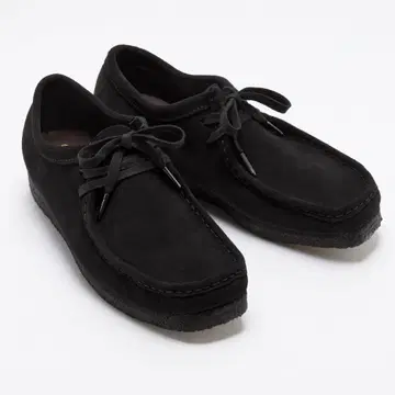 클락스 왈라비 (Wallabee) 블랙 스웨이드 신발