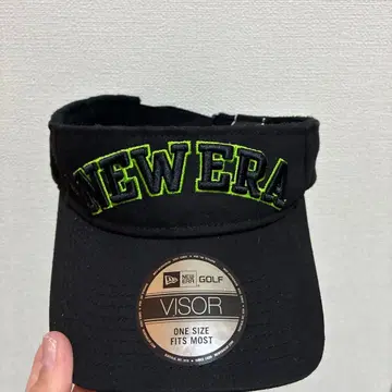 NEW ERA 골프 썬바이저 블랙/그린