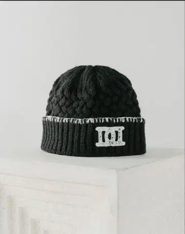 darich DD 로고 바스켓 니트 비니 BLK