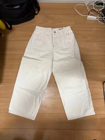 에드윈 화이트 와이드 팬츠