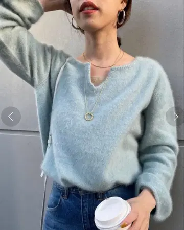 SHENERY 시너리 라쿤 키넥 니트