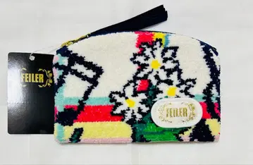 페이러 FEILER Chesty 콜라보 플라워 멜로디 미니 파우치