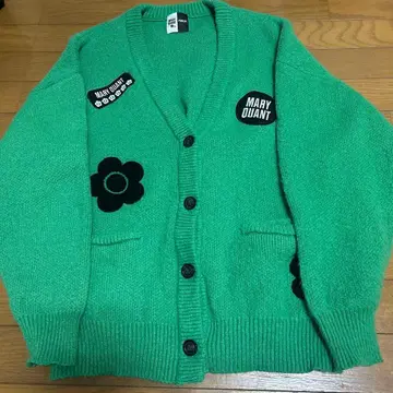 MARY QUANT 그린 가디건
