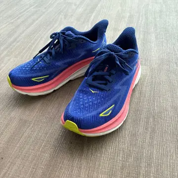 HOKA 러닝화 파랑/핑크