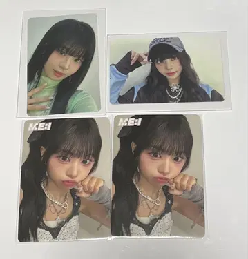 무라카미 리안 트레이딩 카드 4장 세트