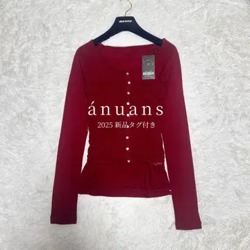 완판템 25년 새상품 anuans 시어 울 레이어링 상의