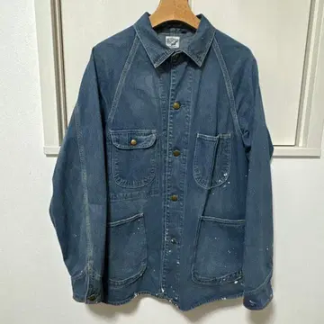 orSlow 데님 커버올 빔즈 별주 페인터 가공