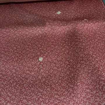 코몬 조임 가공 옷감 펄톤 가공 완료