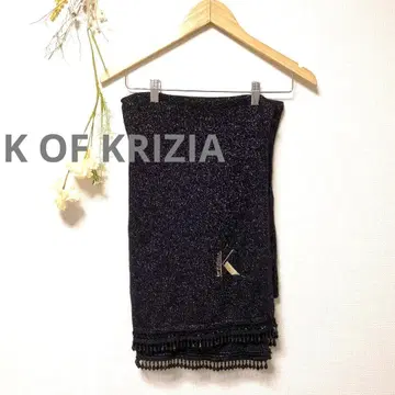 K OF KRIZIA 숄 머플러 라메 고져스