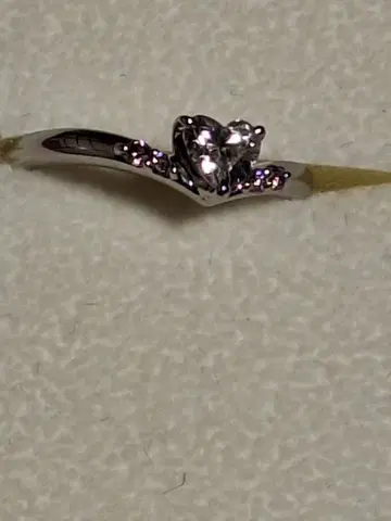 하트 쉐이프형 다이아몬드 반지