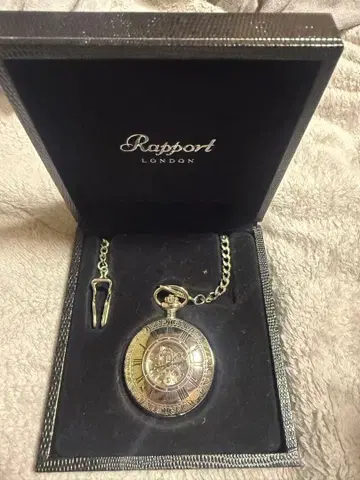 작동품 Rapport london 회중시계 수동 와인딩 pw57
