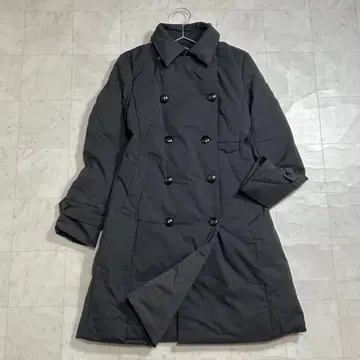 ICB 심리스 롱 다운 코트 트렌치 다운 A라인