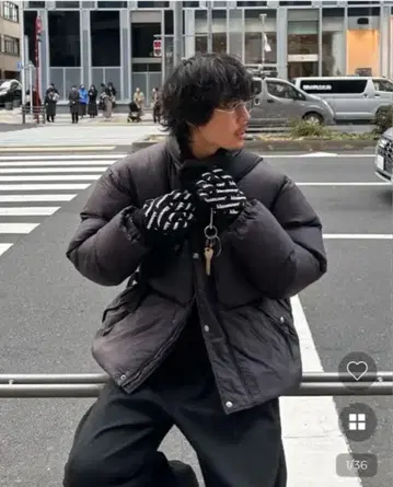 스트링 패딩 점퍼 LUIJOIE