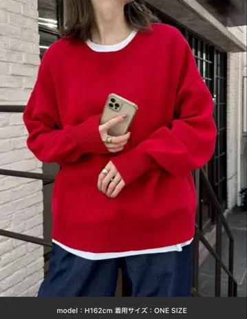 CIAOPANIC TYPY 맨투맨 라이크 볼륨 슬리브 니트