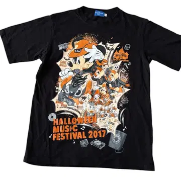 디즈니 할로윈 팝업 라이브 T셔츠 2017 M 사이즈