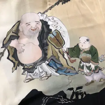 앤티크 순수 실크 남자 삼중 문양 겉옷 깃털 안감의 아름다움