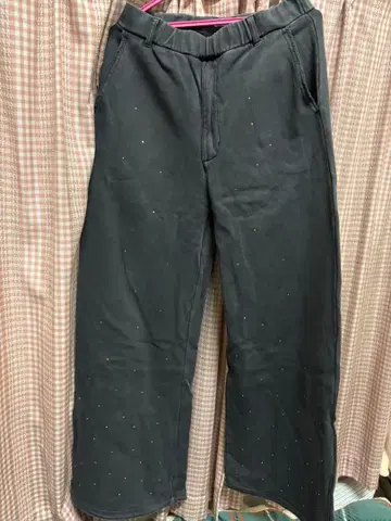 GRANCY 큐빅 스웨트 팬츠