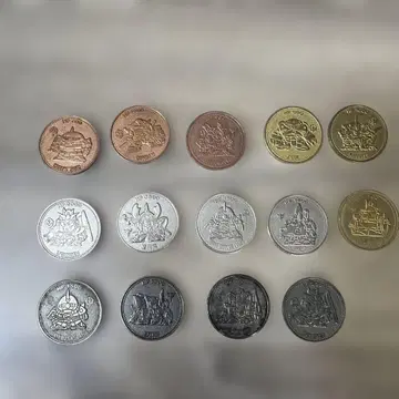 건담 코인 세트 14개