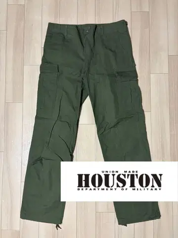 HOUSTON 밀리터리 팬츠 올리브 그린