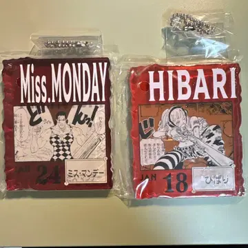 원피스 베이스샵 제일복권 아크릴 블록 참 히바리 미스 먼데이