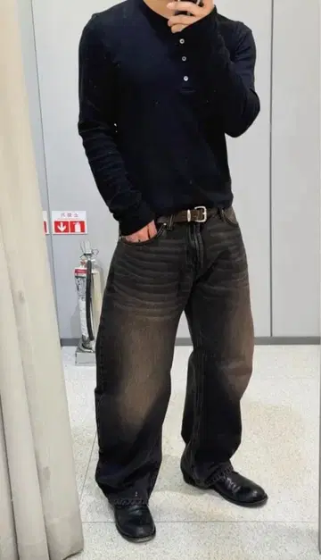 [ 완판템 ] Zara 배기 데님 팬츠 baggy denim