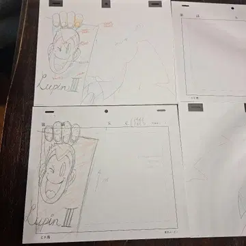 루팡 3세 원화 스케치 제니가타