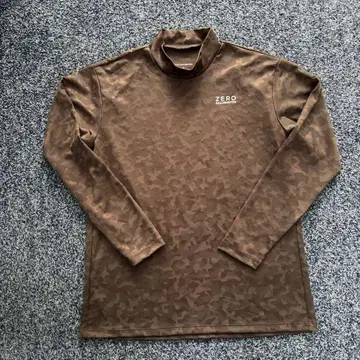 제로 할리버튼 올 패턴 모크넥 하이넥 카모플라주 패턴 골프웨어 2L