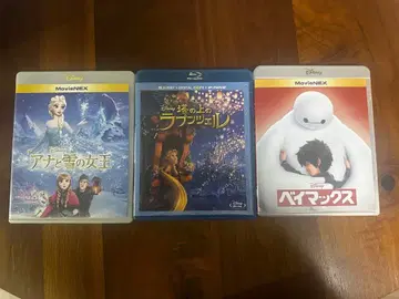 Blu-ray 3작품 세트 라푼젤 아나와 눈의 여왕 베이맥스