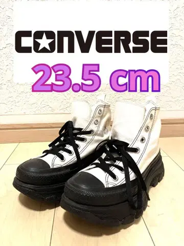 23.5cm CONVERSE ALL STAR 통굽 하이컷 스니커즈