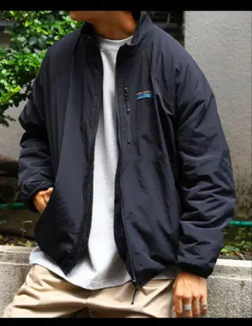 [새상품급] FREAK'S STORE 나일론 플리스 리버서블 블루종