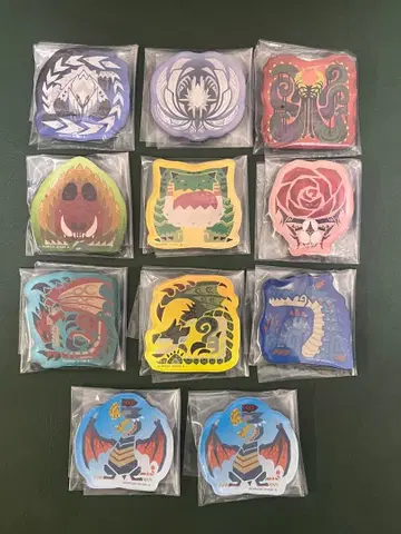 몬스터헌터 와일즈 캐릭터 마그네츠