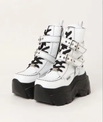 YOSUKE 요스케 통굽 레이스업 숏부츠