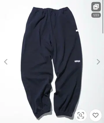 CAHLUMN 카우라무 네이비 스웨트 팬츠