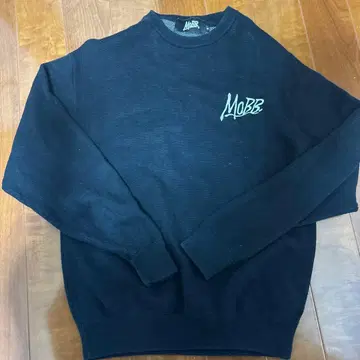 MOBB 블랙 맨투맨 S 사이즈