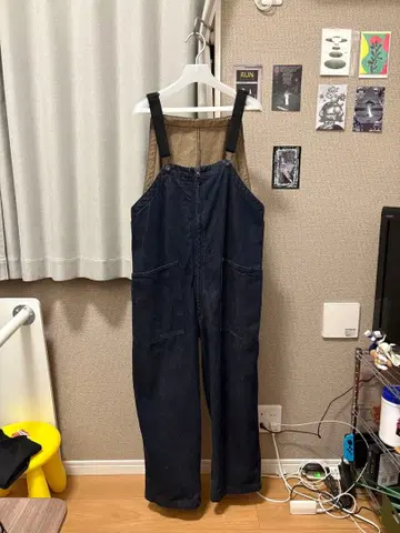 데님 오버롤 니코앤드