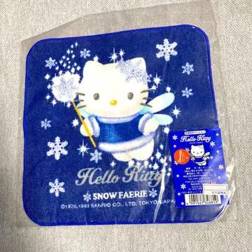산리오 헬로키티 미니 타월 스노우 페어리 손수건 겨울 한정판